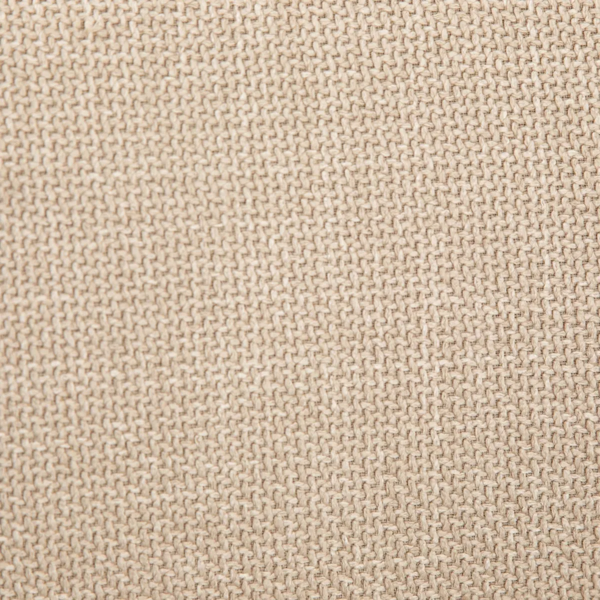 Lot de 2 chaises de salle à manger tissu (Assise 48 cm) Elia Beige