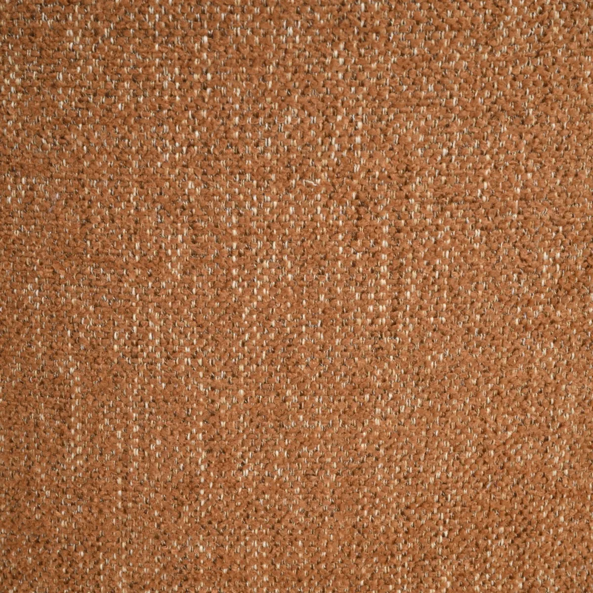 LOT DE 2  Chaise repas tissu caramel - L x P x H : 53 x 64 x 83 cm ISIS