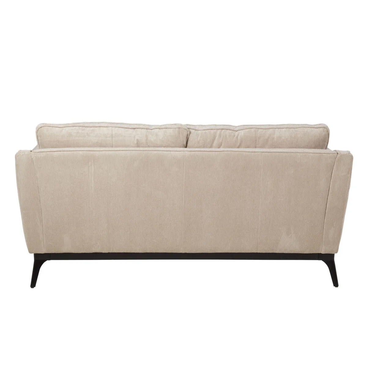 Divano diritto 2 posti in velluto a coste (169 cm) Owen Beige