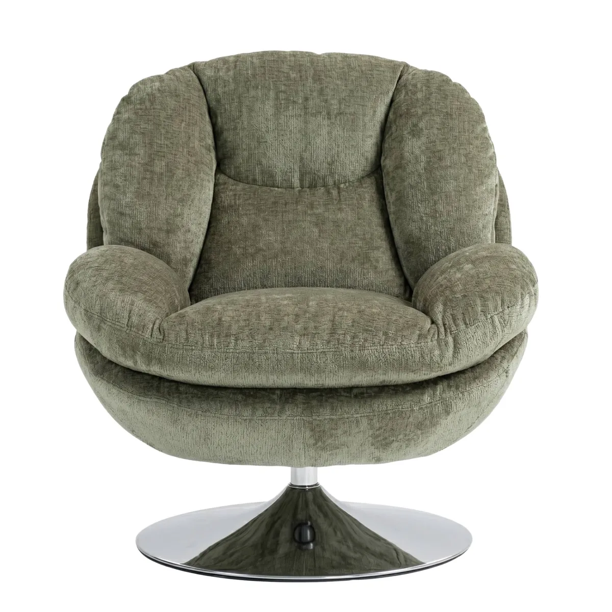 Fauteuil pivotant tissu (Assise 46 cm) Lomy Vert kaki
