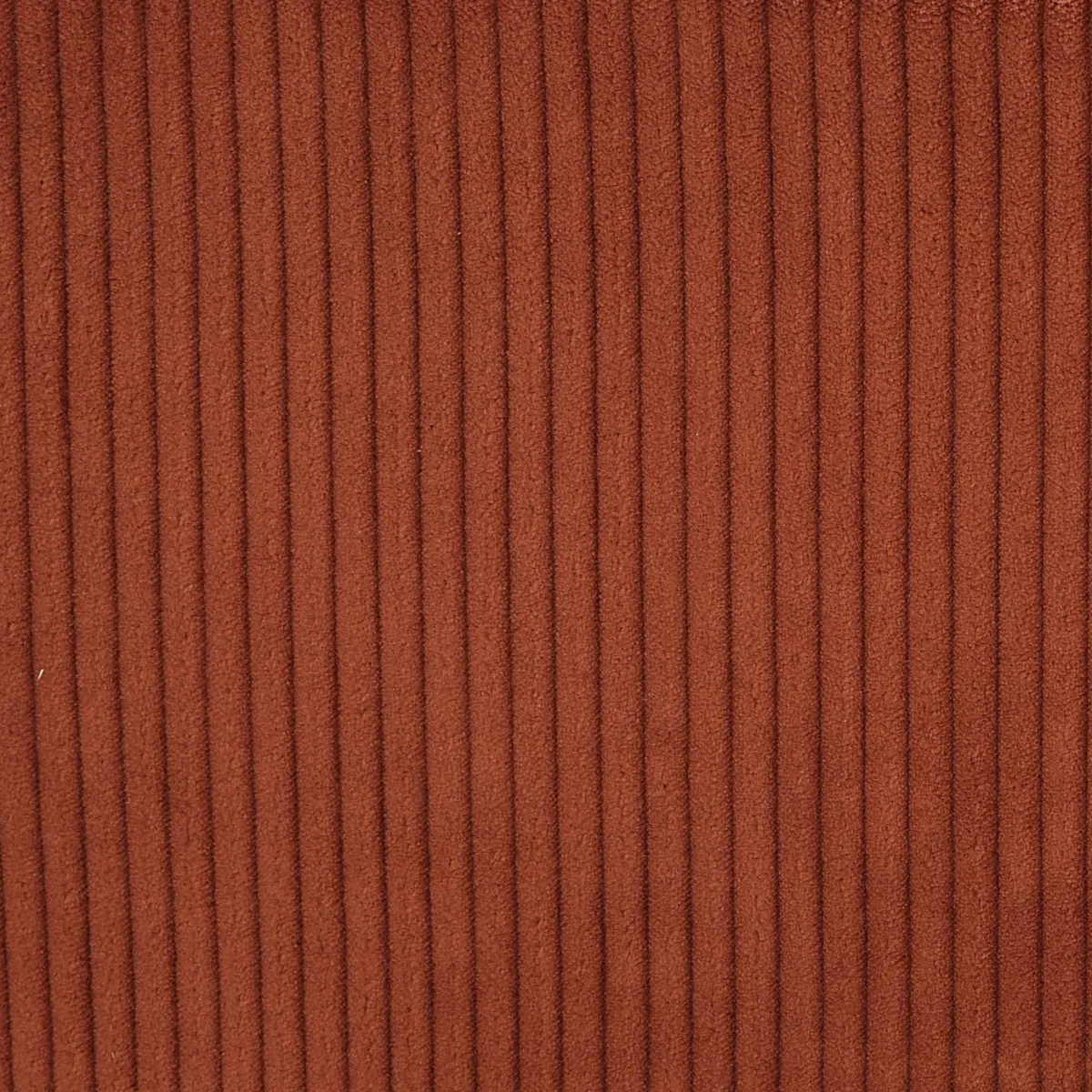 Poltrona girevole in velluto a coste (seduta 46 cm) Kult Terracotta