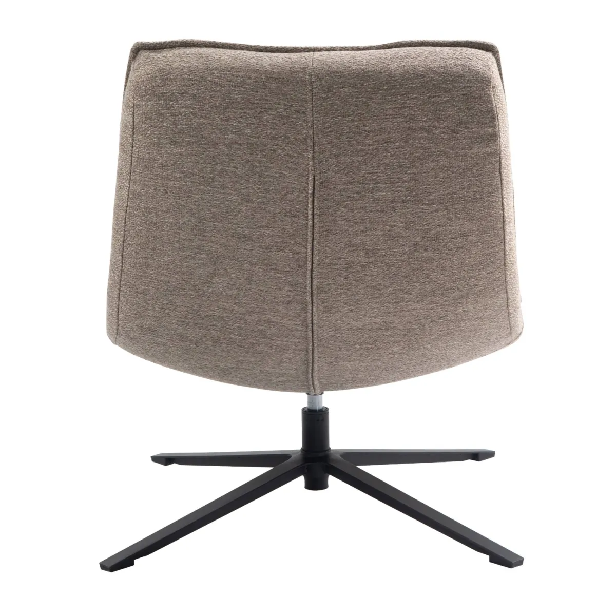Poltrona girevole in tessuto (seduta 43 cm) Oxxo Beige Sabbia