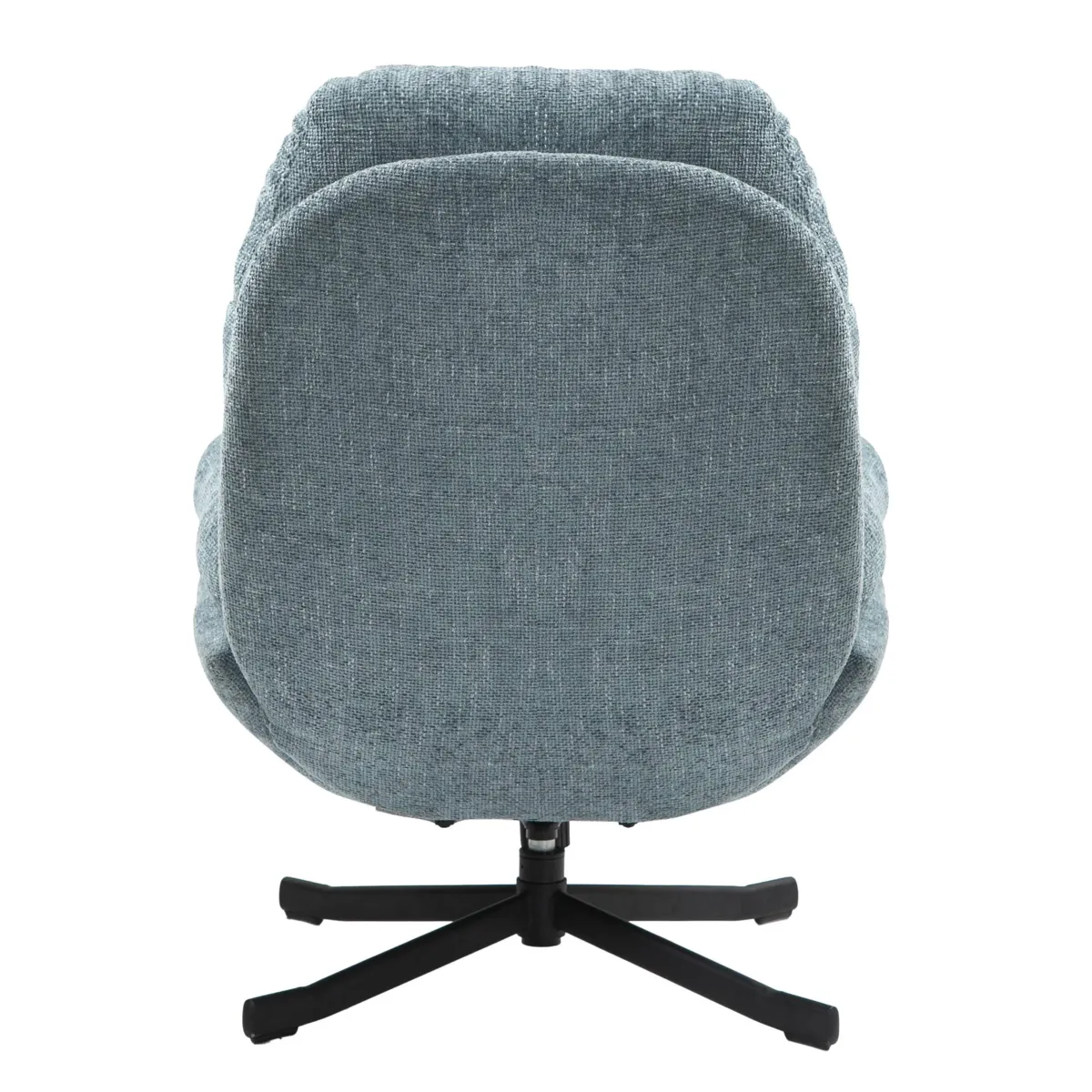 Poltrona girevole in tessuto (seduta 49 cm) Moor Blu chiaro
