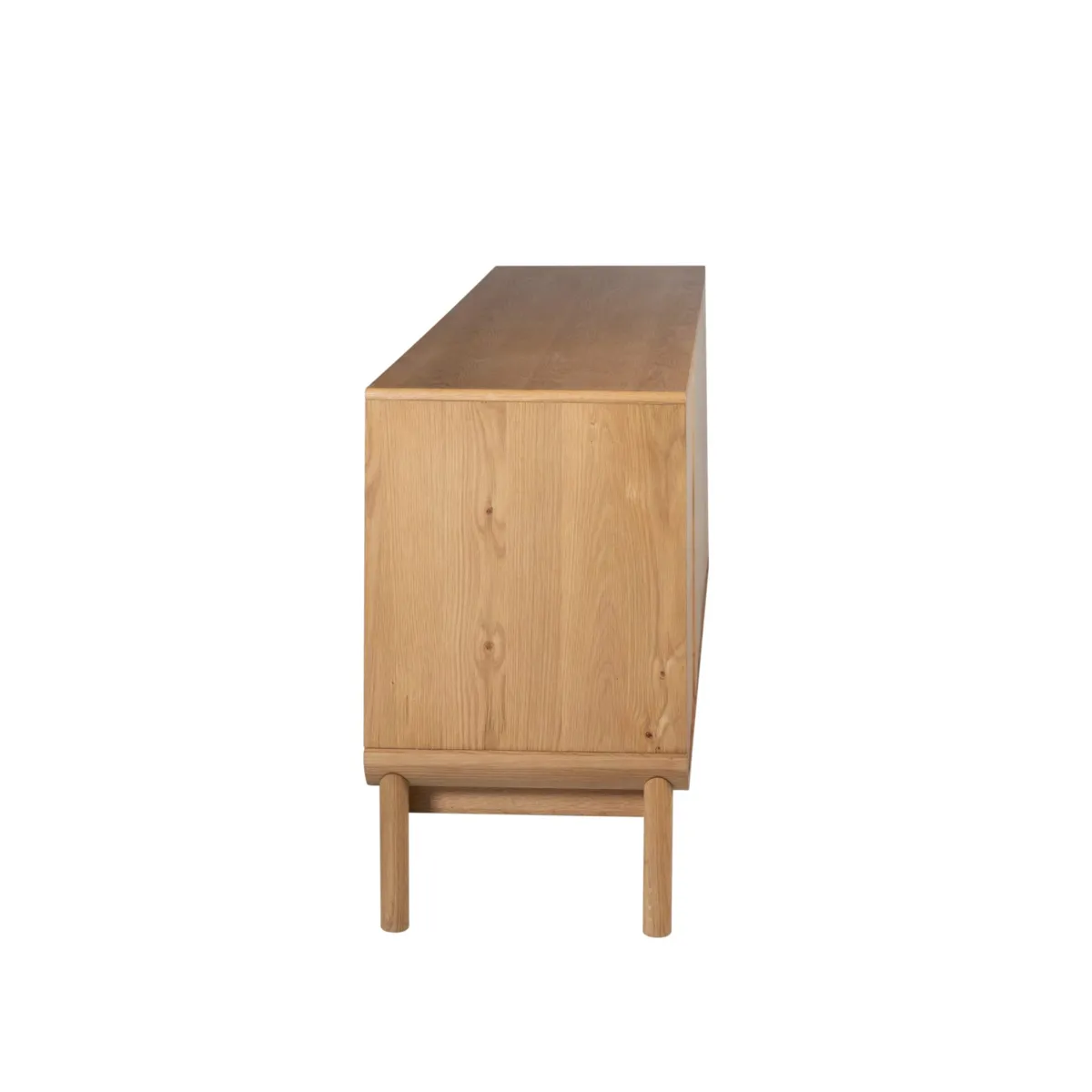 Buffet 4 portes chêne massif (200 x 80 cm) Tulum Naturel