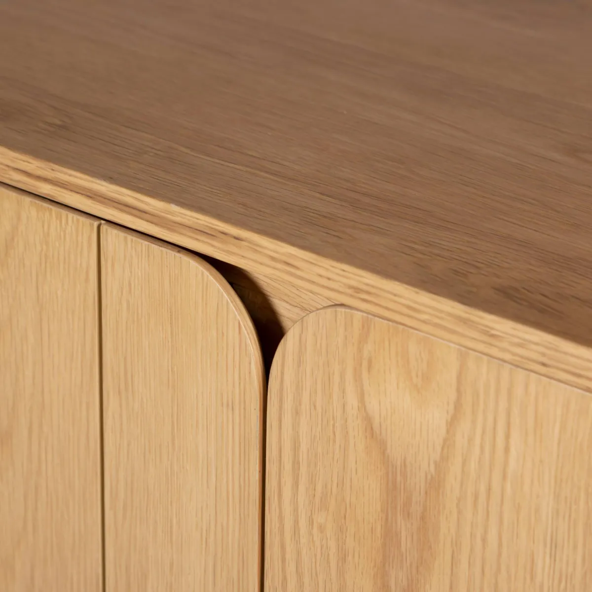 Buffet 4 portes chêne massif (200 x 80 cm) Tulum Naturel