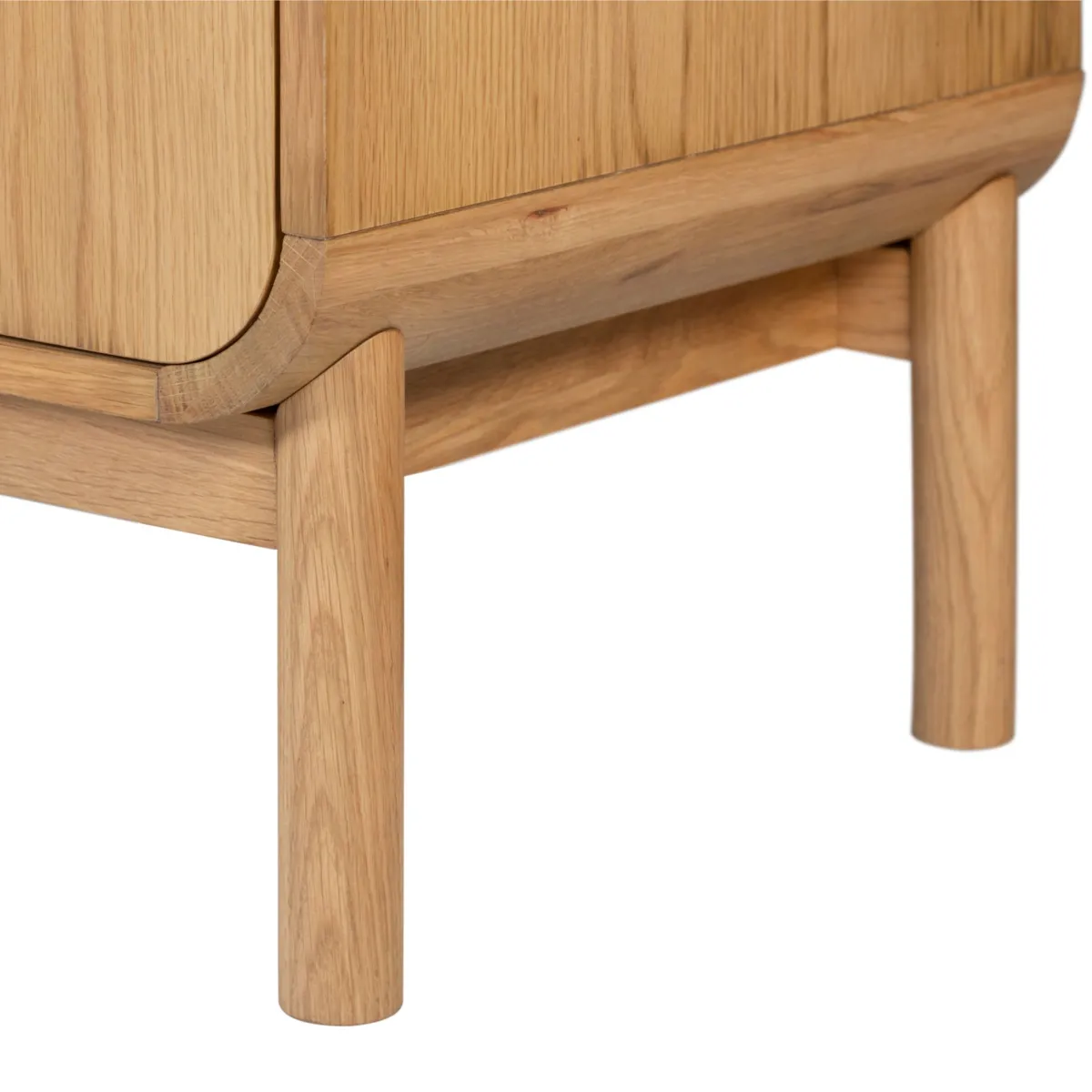 Buffet 4 portes chêne massif (200 x 80 cm) Tulum Naturel