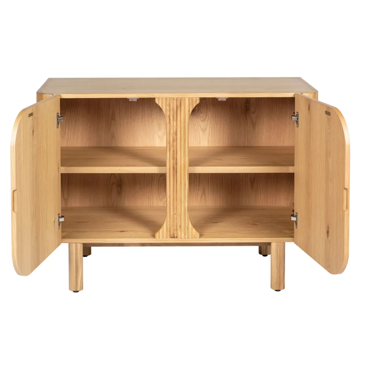 Buffet 2 portes chêne massif (107 x 80 cm) Oakland Naturel