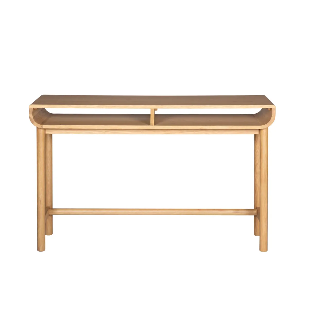 Consolle 2 nicchie in rovere massiccio (120 x 76 cm) Tulum Naturale