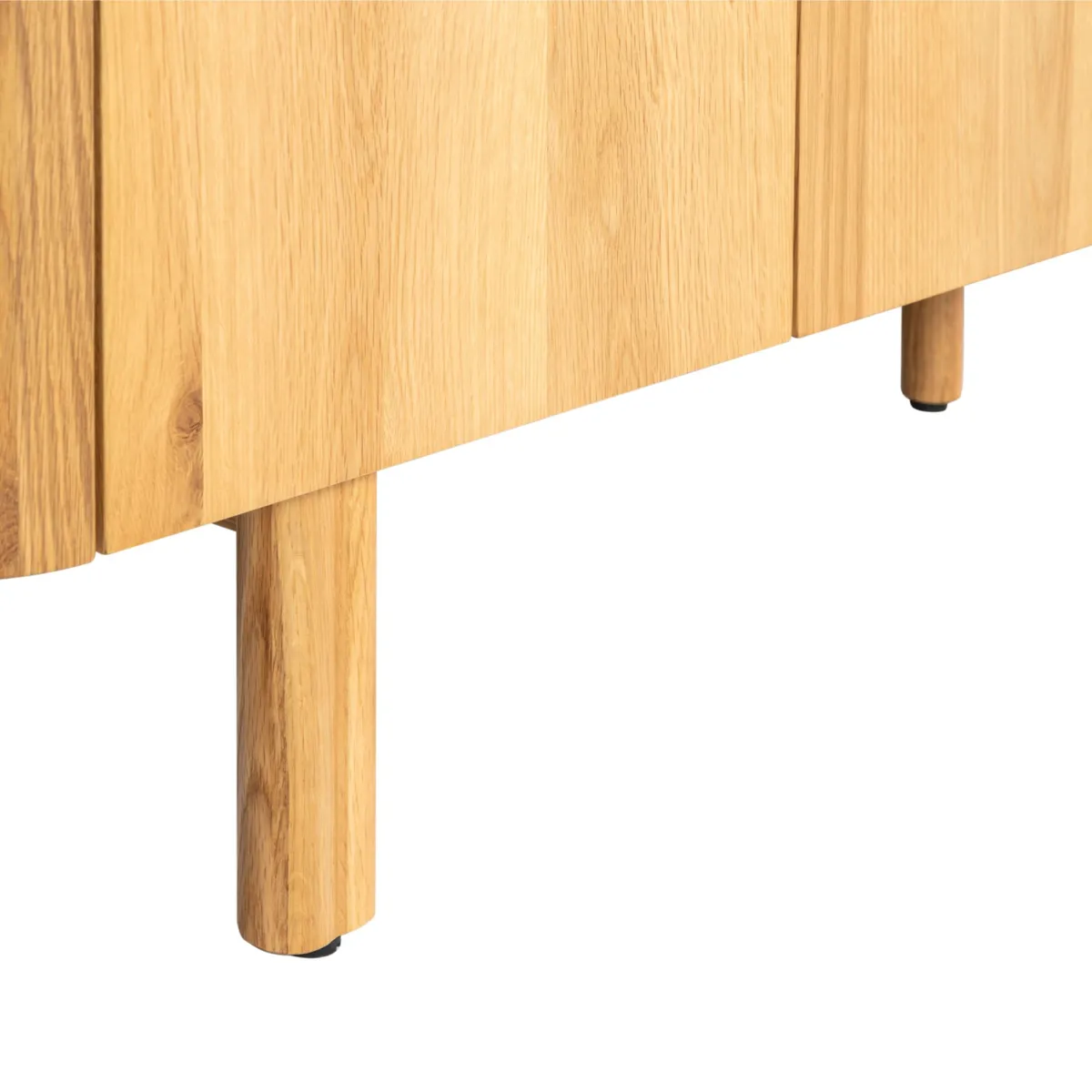 Meuble télé 4 portes chêne massif (180 x 55 cm) Oakland Naturel