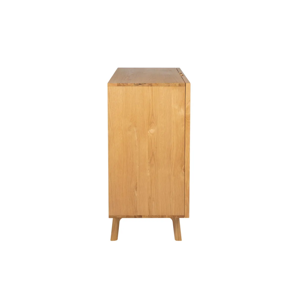 Buffet haut 2 portes chêne (100 x 100 cm) Olys naturel