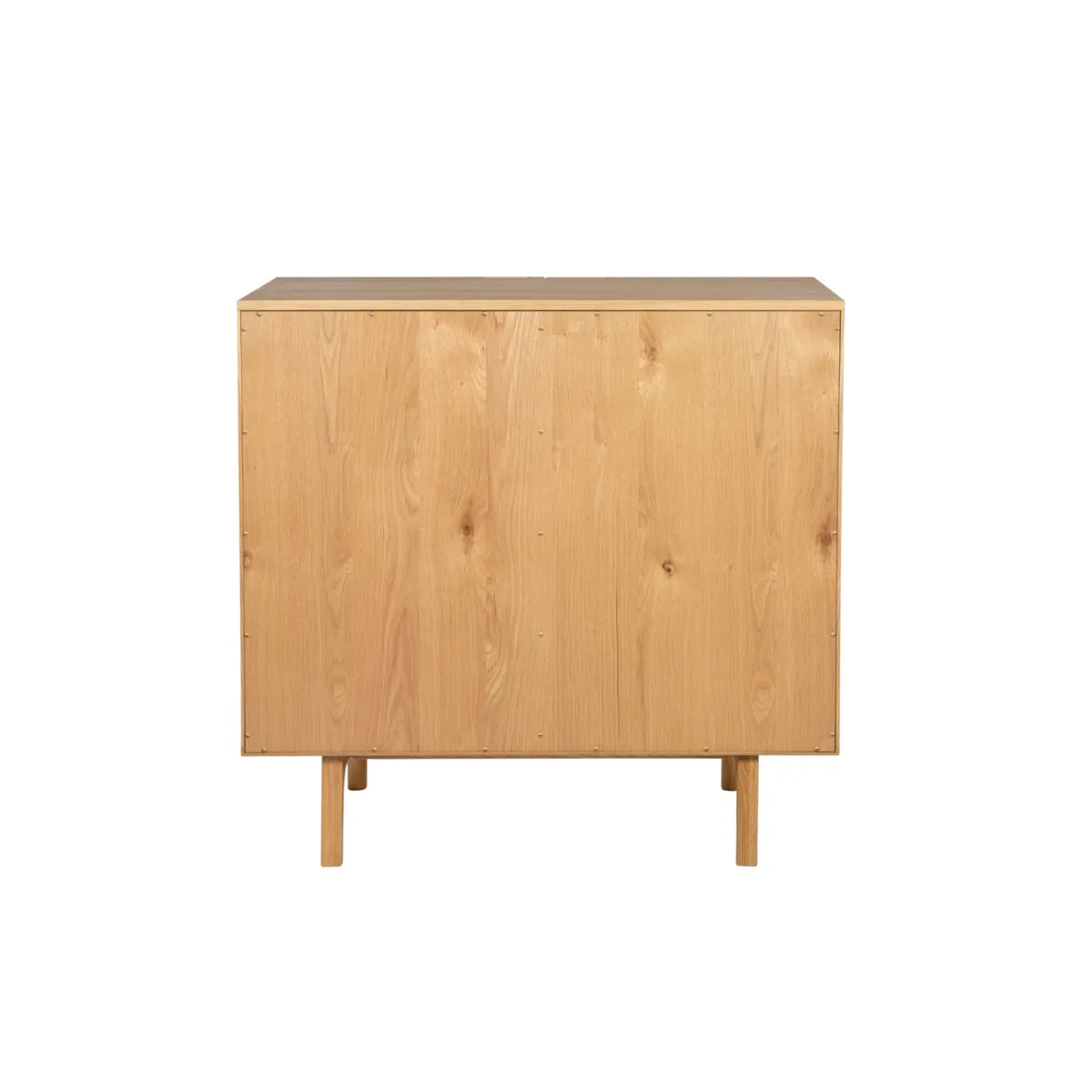 Buffet haut 2 portes chêne (100 x 100 cm) Olys naturel