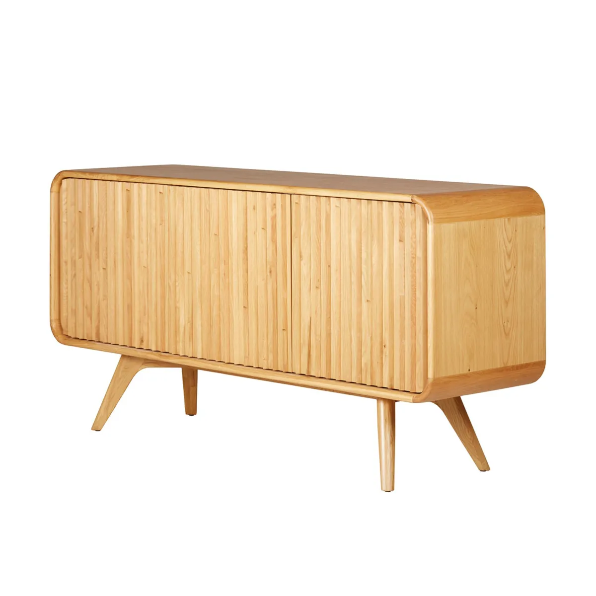 Buffet 3 portes chêne massif (165 x 80 cm) Bilbao Naturel