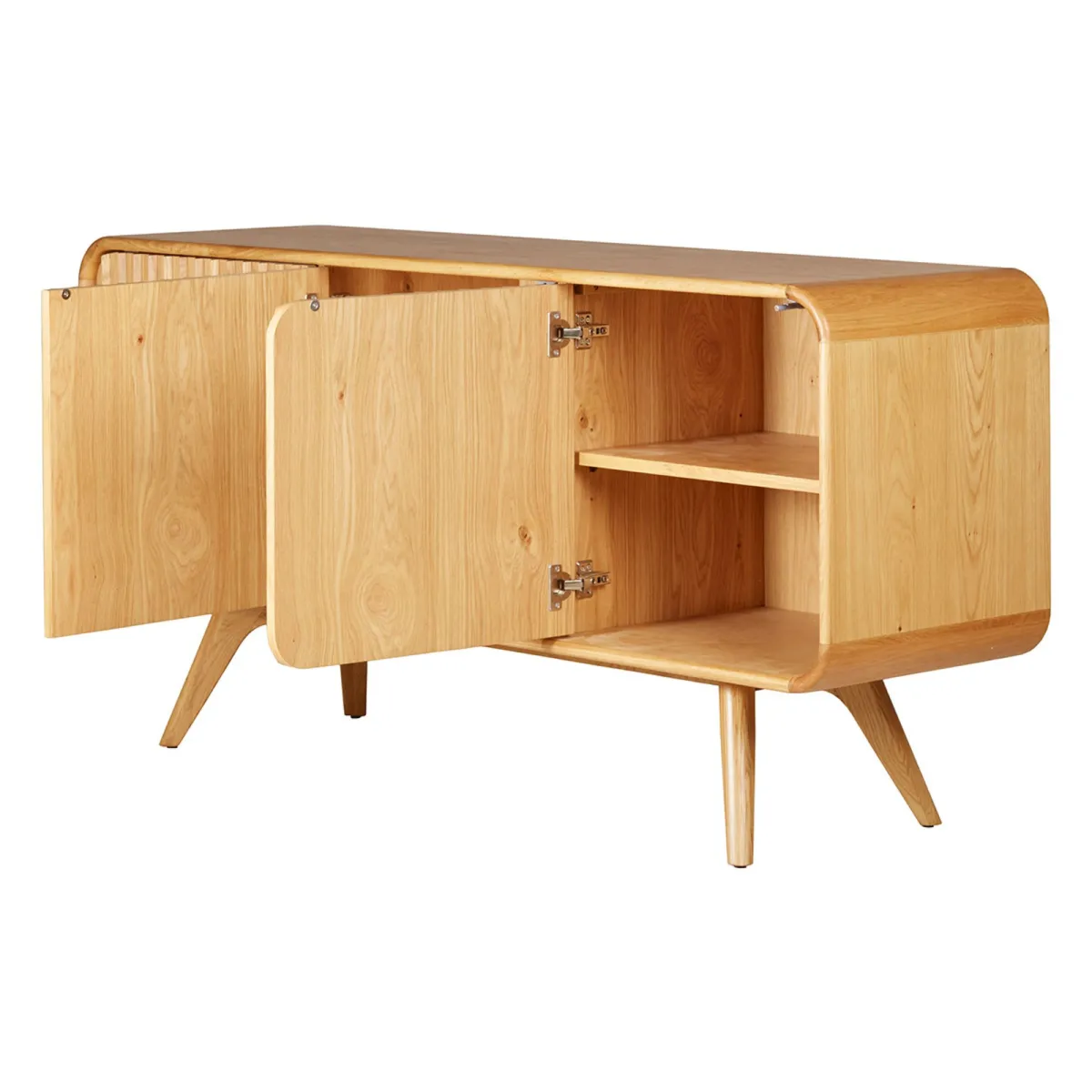 Buffet 3 portes chêne massif (165 x 80 cm) Bilbao Naturel