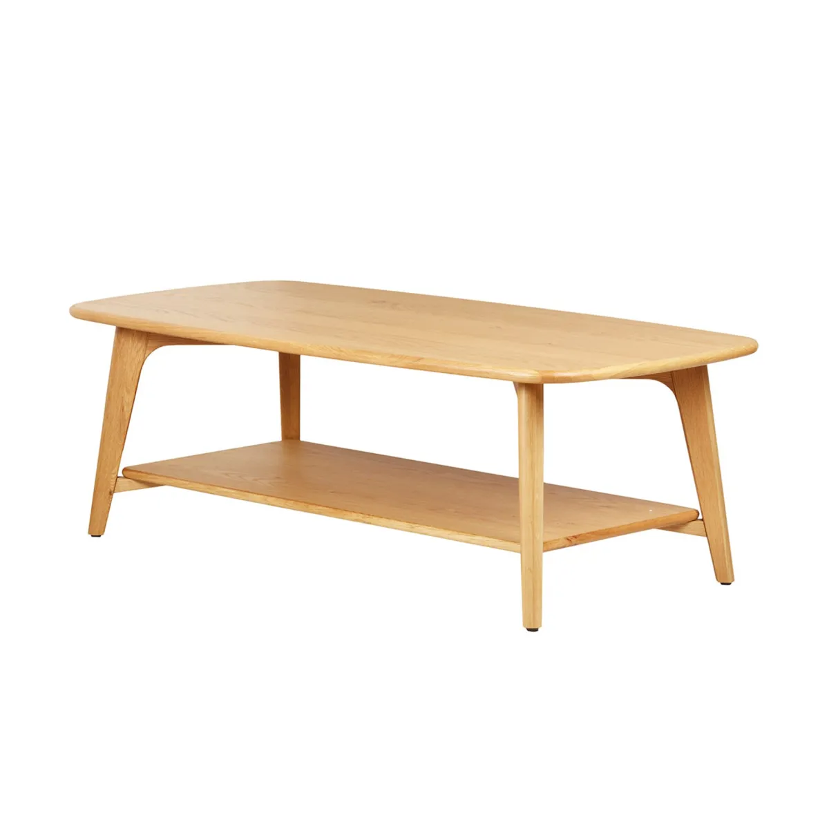 Tavolino rettangolare in rovere (120 cm) Bilbao Naturale