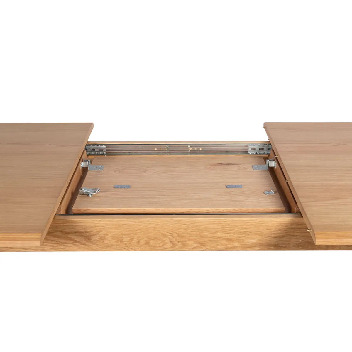 Tavolo rettangolare allungabile con prolunga in rovere (160 cm) Oakland Naturale