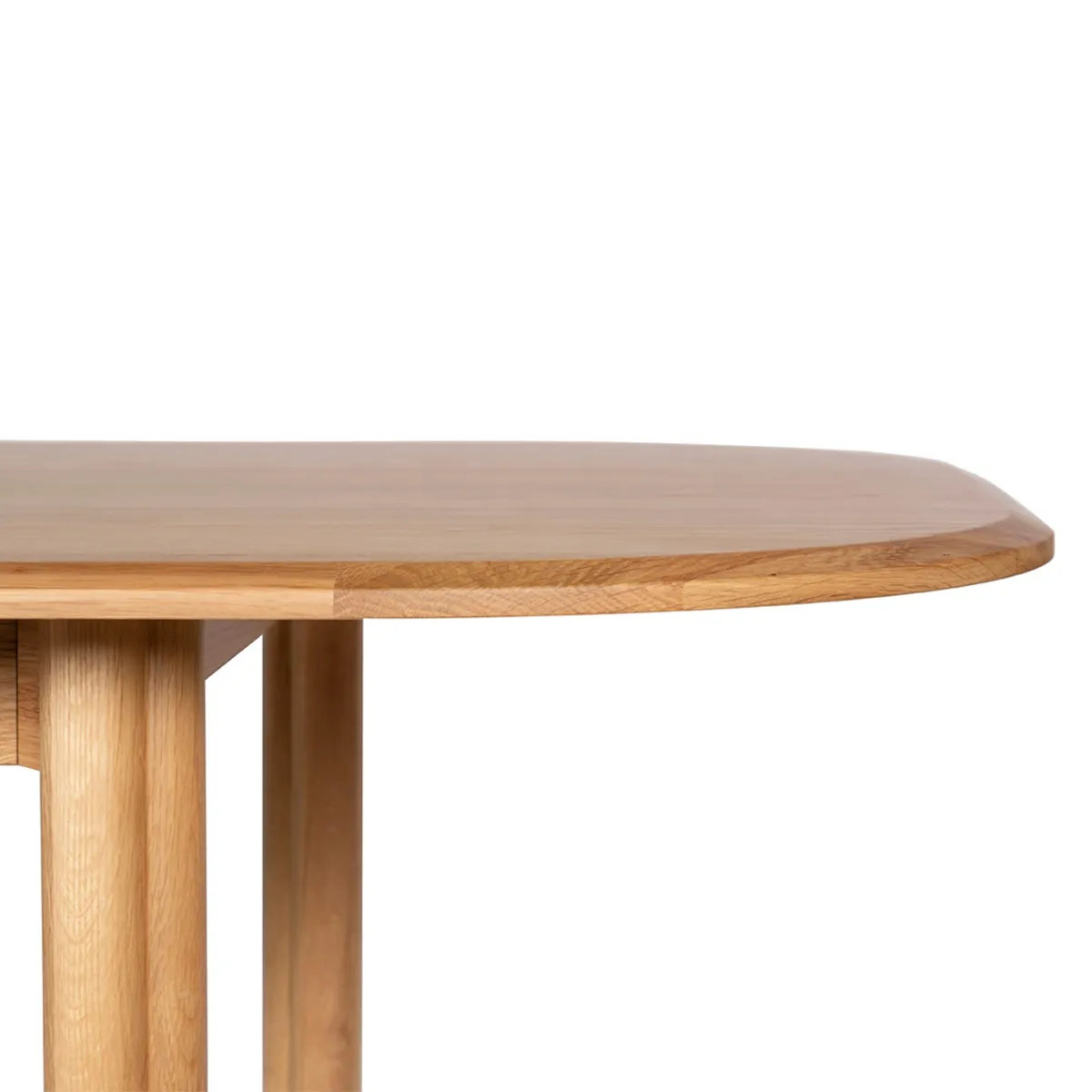 Tavolo rettangolare allungabile con prolunga in rovere (160 cm) Oakland Naturale
