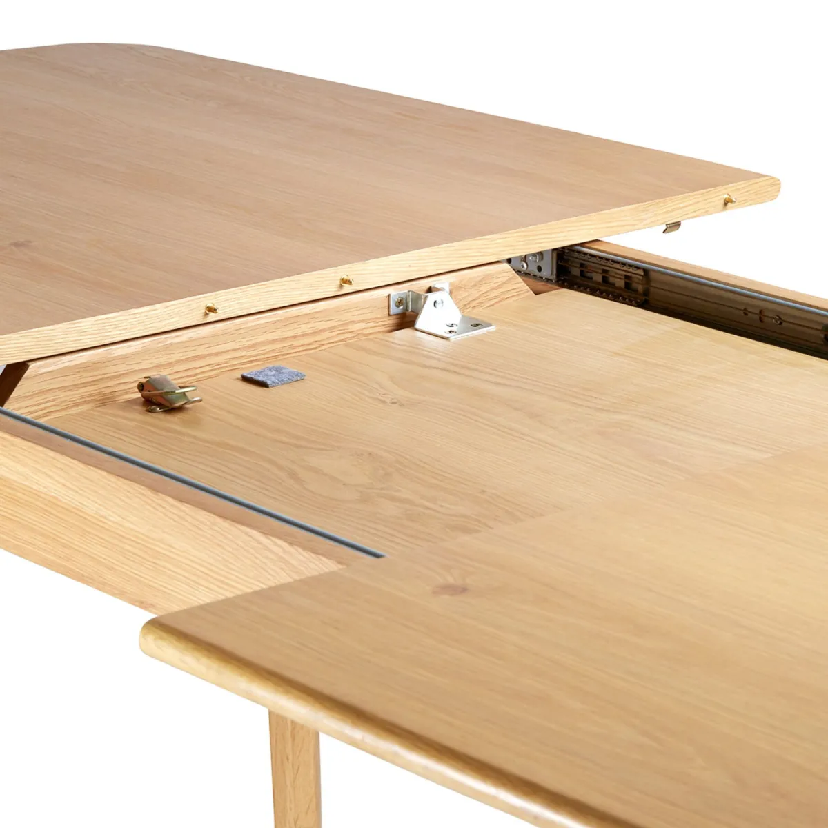 Tavolo rettangolare allungabile in rovere (180 cm) Bilbao Naturale