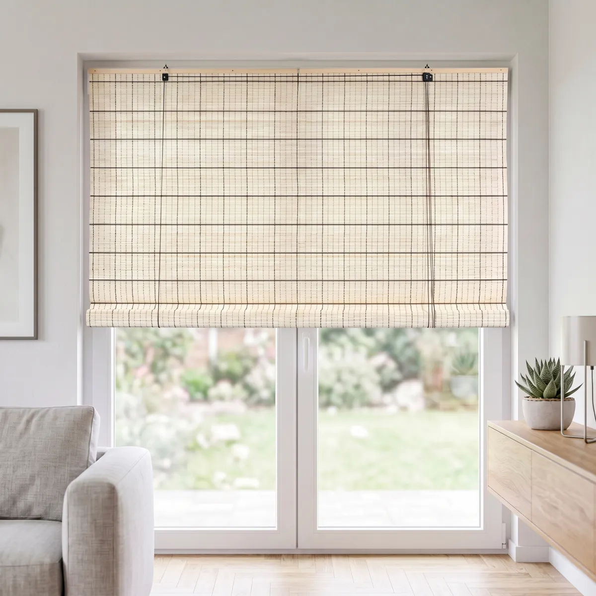 Tenda a rullo con bastoncini di bambù (150 x 180 cm) Bali Naturale