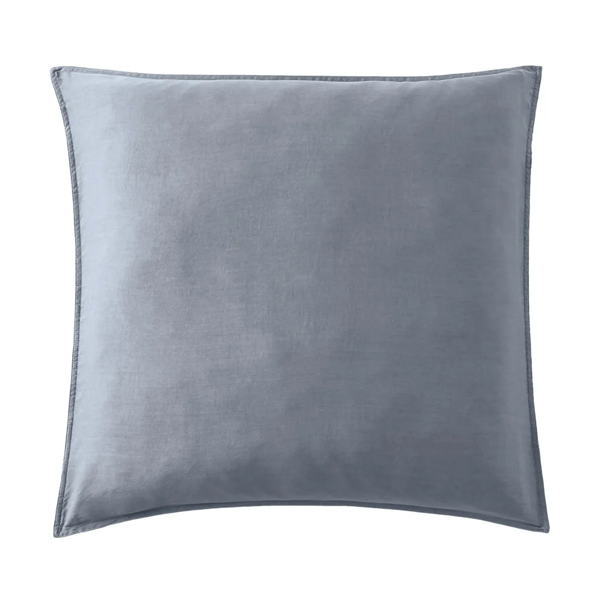 Federa cuscino letto quadrata in lyocell Tencel™ lavato (80 x 80 cm) Olivia Blu Stone