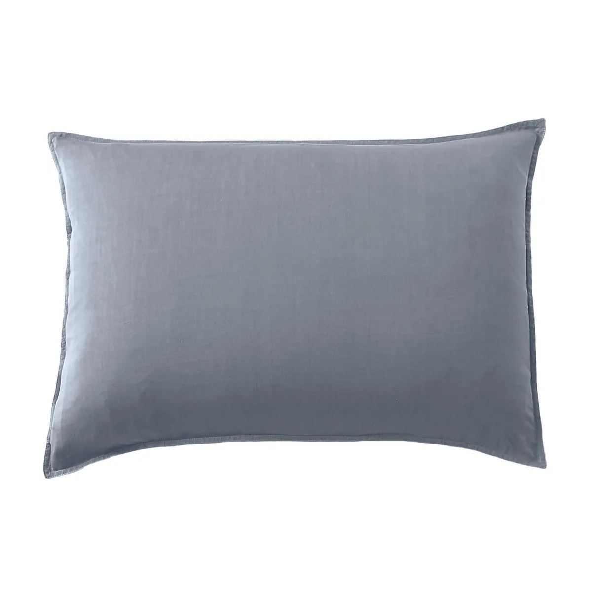 Federa per cuscino rettangolare in lyocell Tencel™ lavato (50 x 80 cm) Olivia Blu Stone