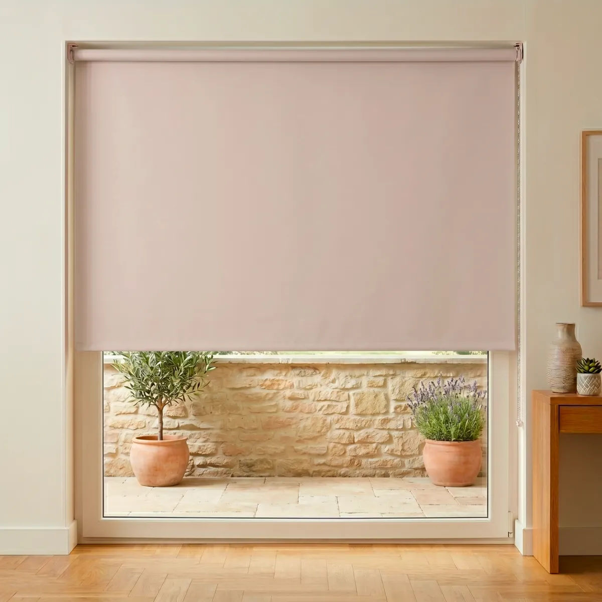Store enrouleur occultant (180 x 180 cm) Uni Beige 