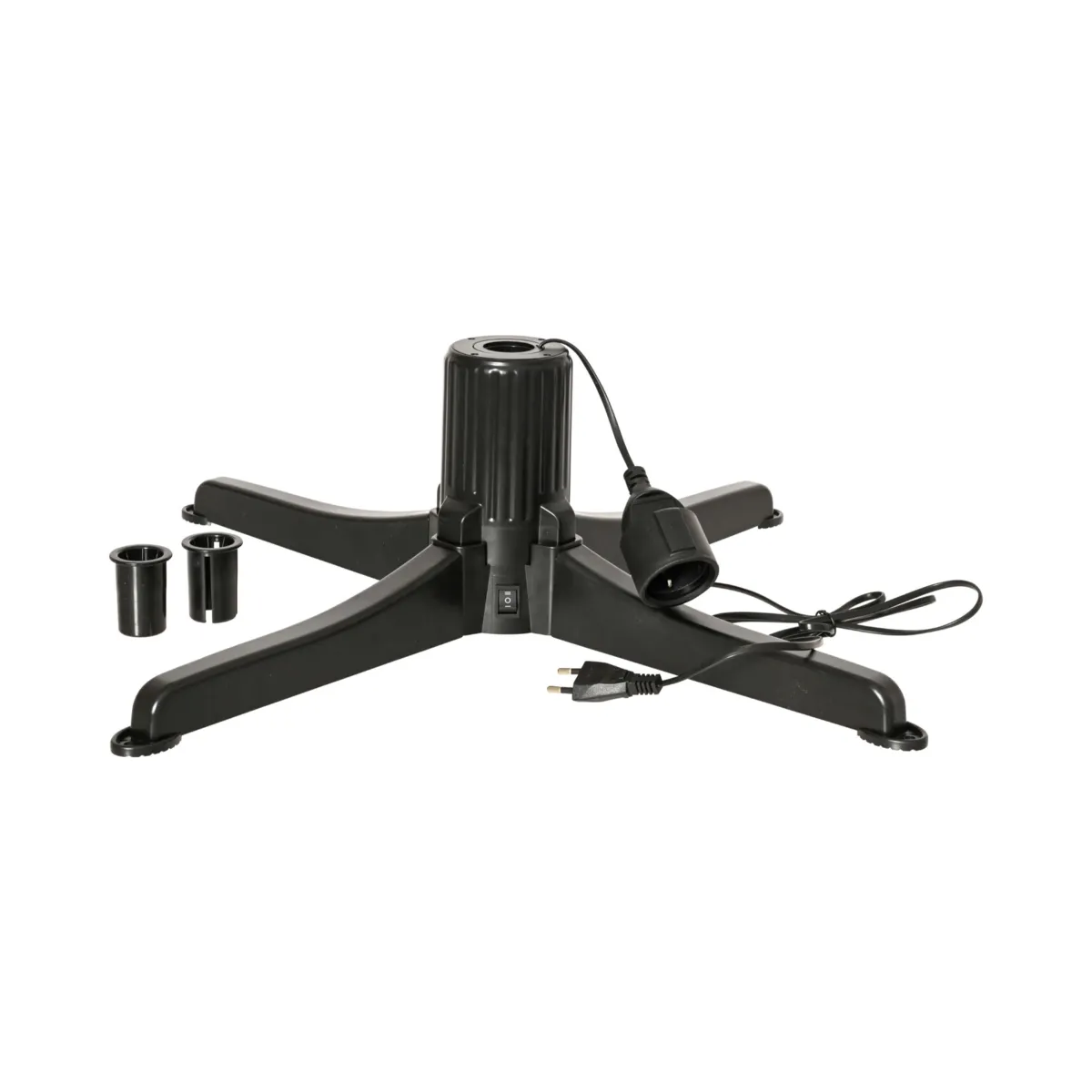 Base girevole elettrica per albero di Natale (D60 cm) Turbine Nero