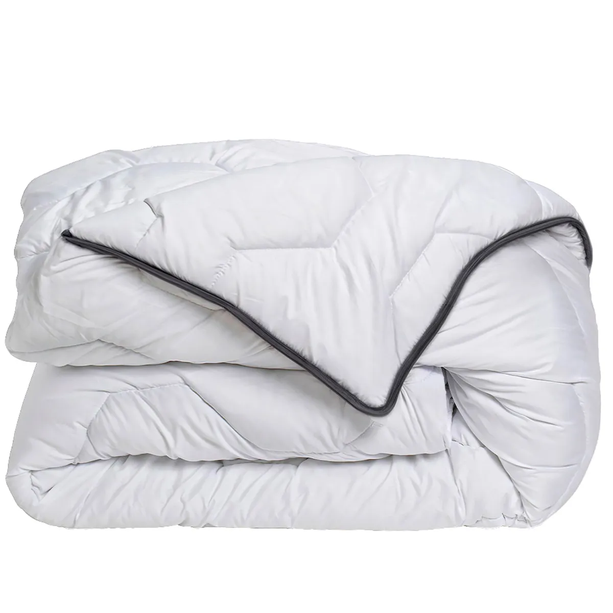 Couette très chaude enveloppe percale de coton (200 x 200 cm) Galaxie Blanche