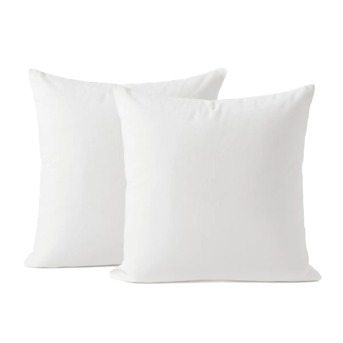 Set van 2 hoofdkussens vierkant (60 cm) Volume Wit 3