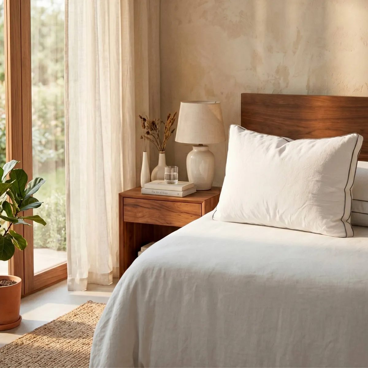 Cuscino rettangolare Sensation Duvet Bianco