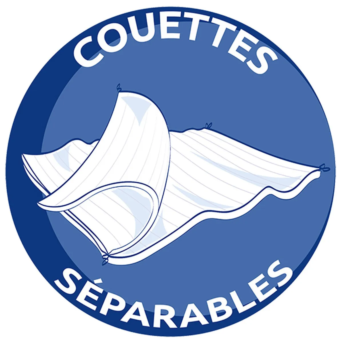 Couette (260 cm) 4 Saisons Blanche 5