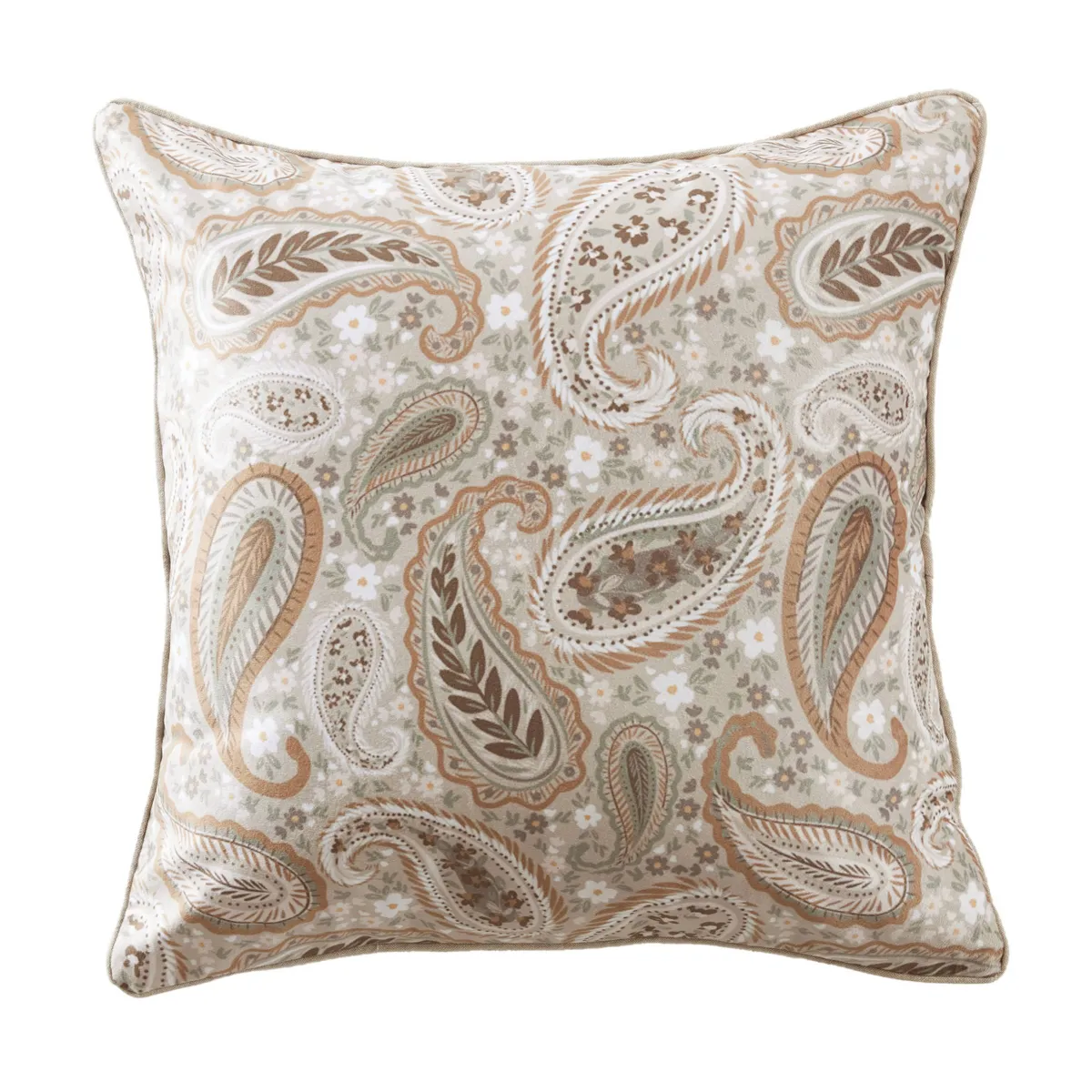 Cuscino quadrato in velluto (50 x 50 cm) Dolores Beige