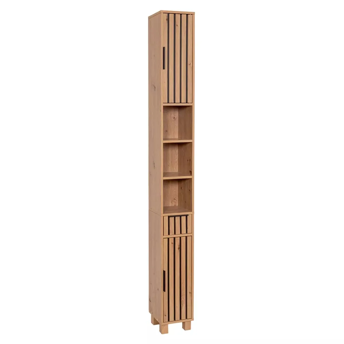 Mobile colonna bagno in legno (180 x 20 cm) Karma Naturale