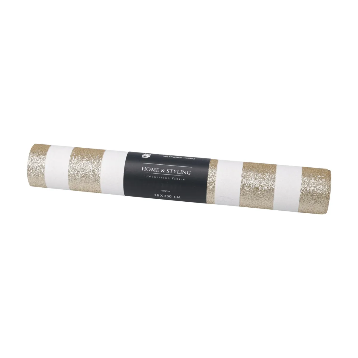 Runner da tavolo Natale (250 x 28 cm) Righe Bianco