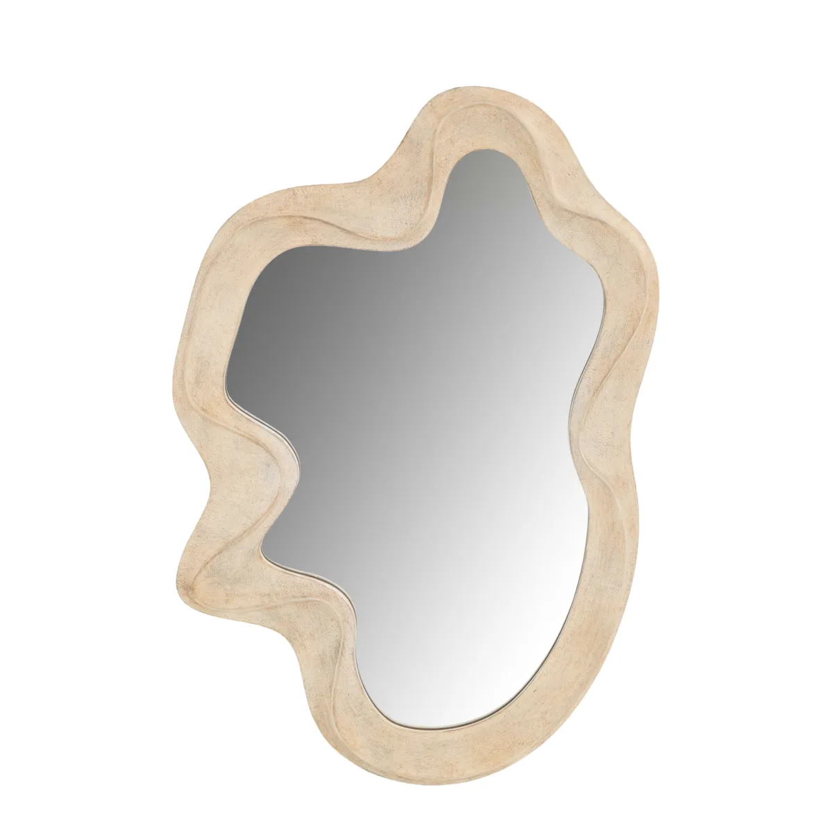 Specchio da parete con cornice in legno (90 cm) Amarosa Marrone
