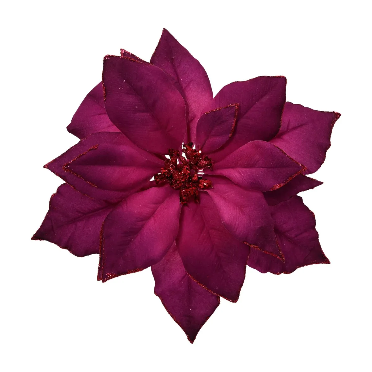 Stella di Natale (D24 cm) Venezia Rosa scuro