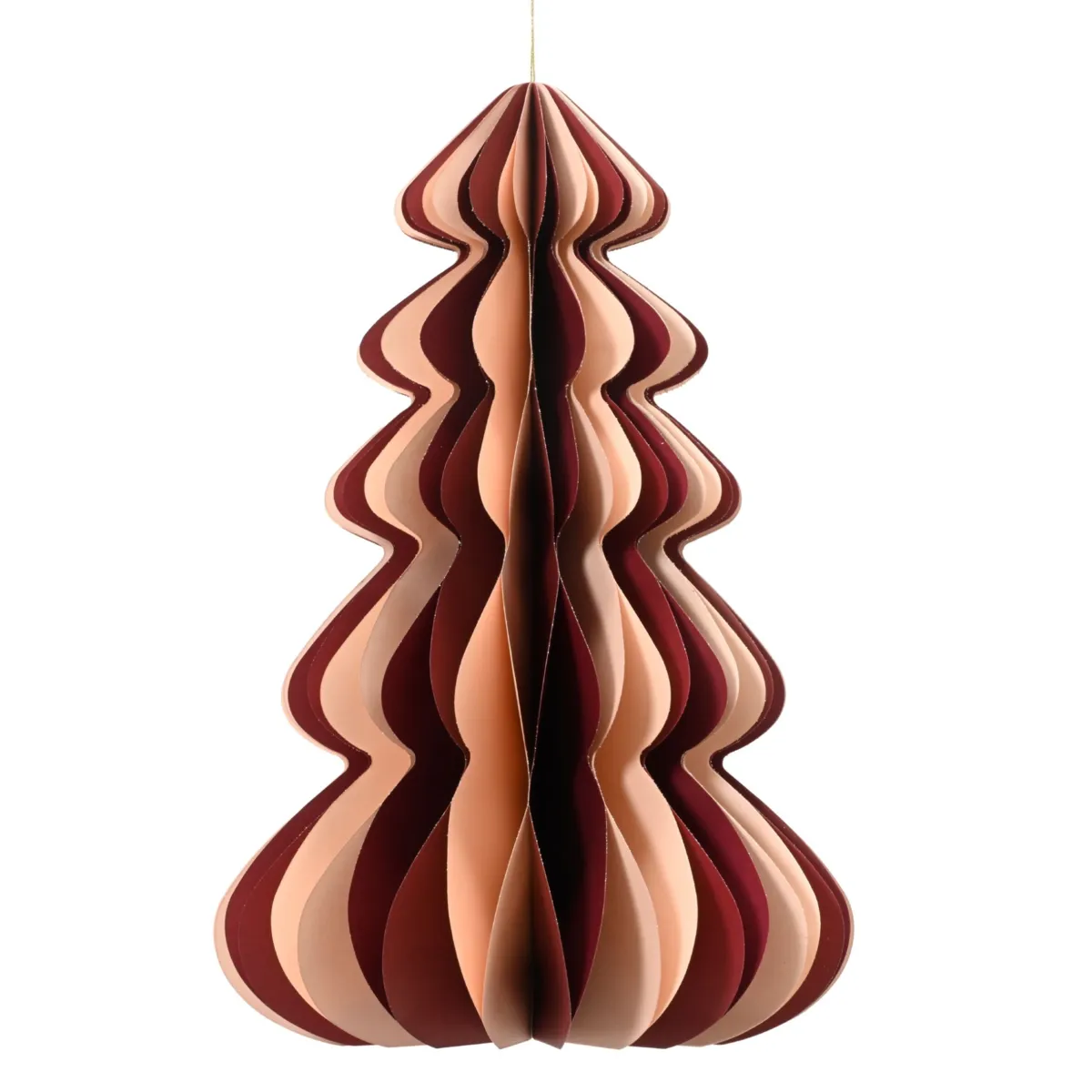Albero di carta da tavolo (H60 cm) Chiusura Magnetica Bordeaux
