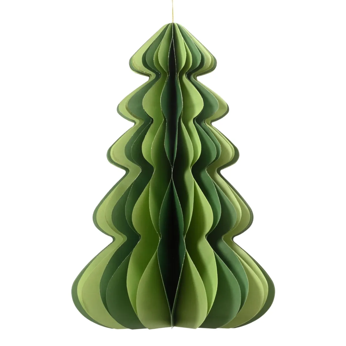 Albero di carta da tavolo (H60 cm) Chiusura Magnetica Verde