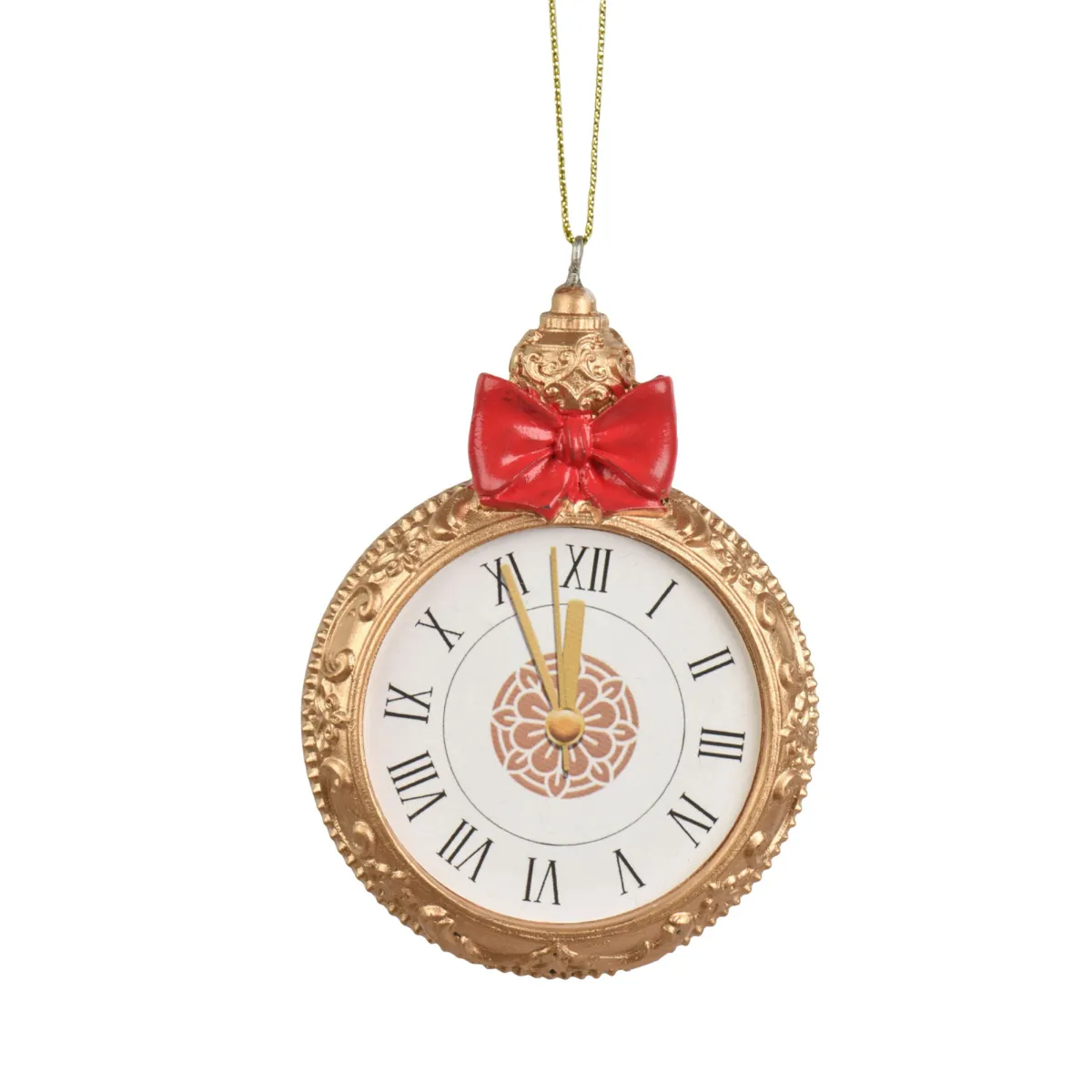 Sospensione di Natale (H9 cm) Pendolo Dorato