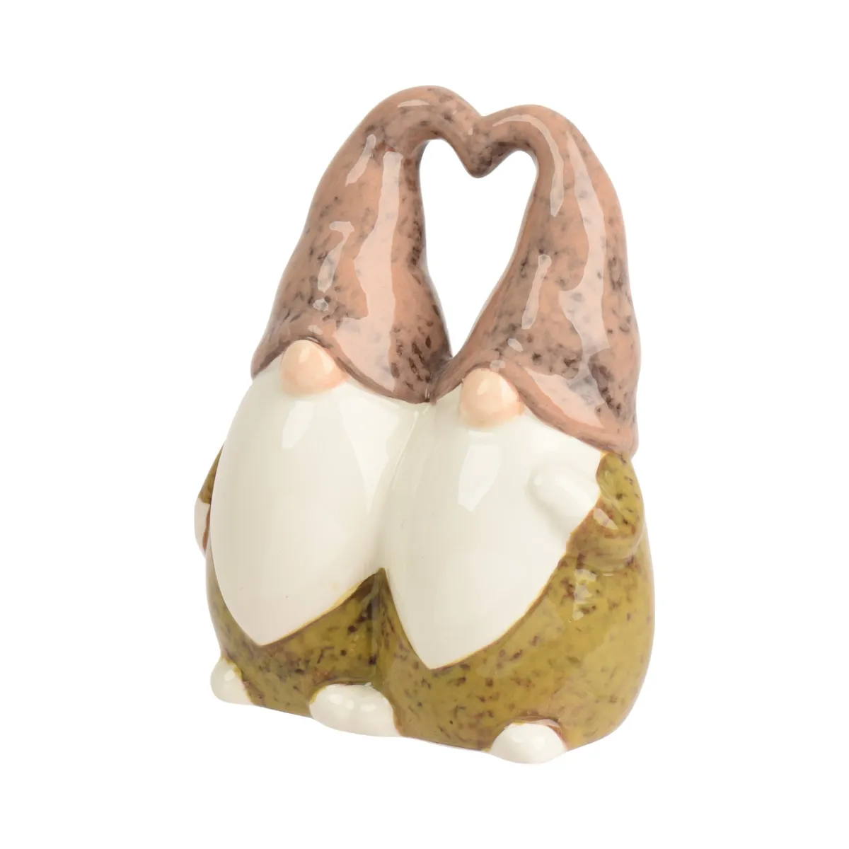 Duo di folletti in dolomite (H12,3 cm) I fratelli Jacques