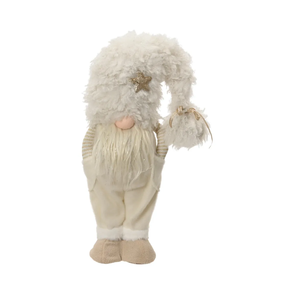 Folletto di Natale (H45 cm) Golmart lo scandinavo Crema