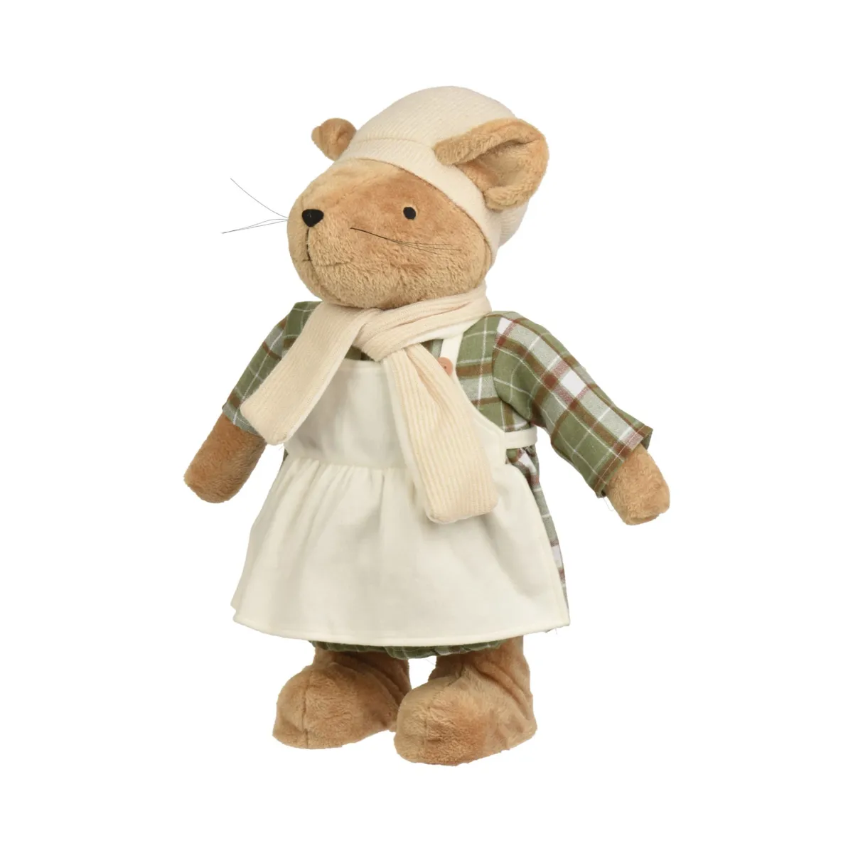 Figura di Natale (H60 cm) Lucy Topolina pasticcera Marrone chiaro