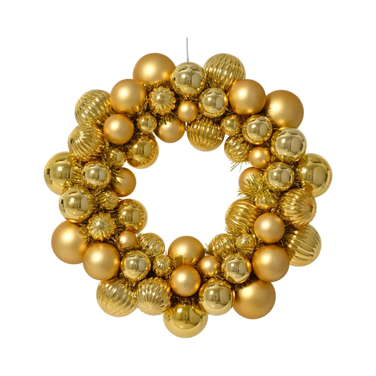 ghirlanda natalizia (D38 cm) Joyeuses Boules Oro chiaro