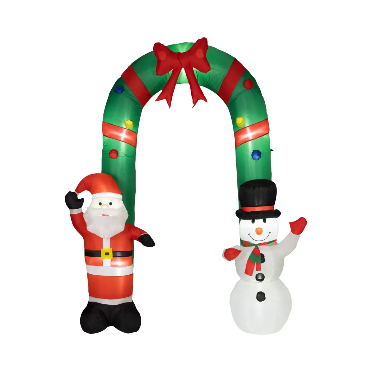 Arco gonfiabile e luminosa (H245 cm) Family Bianco freddo