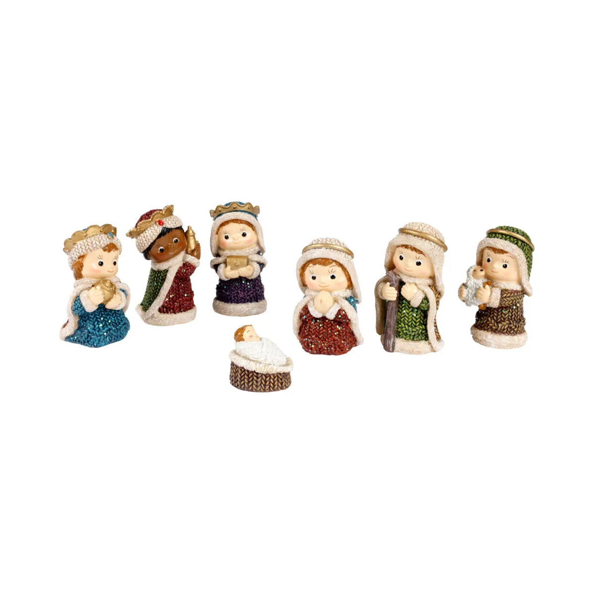 Le 7 statuine (H10 cm) di Elliot