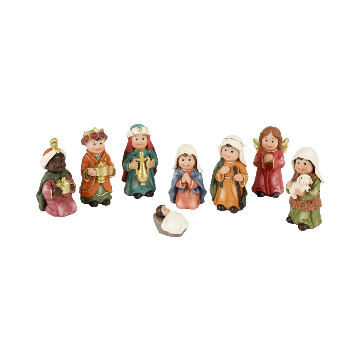 Le 8 piccole statuine (H9 cm) di Ulisse