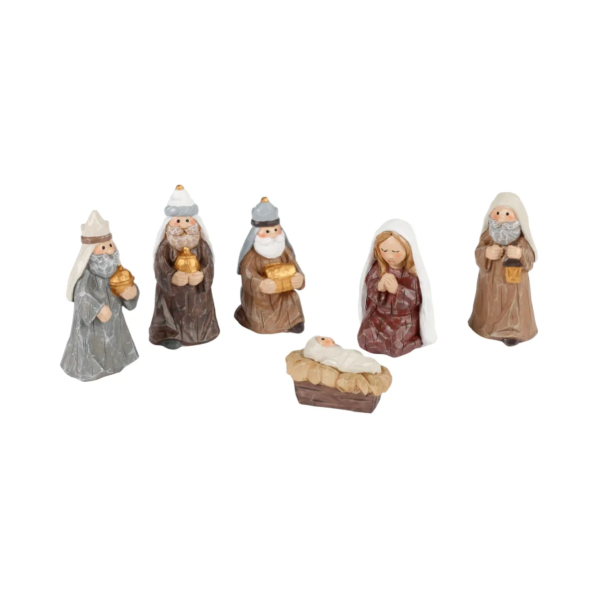 Presepe di Natale completo (H20 cm) Sainte-Clotilde
