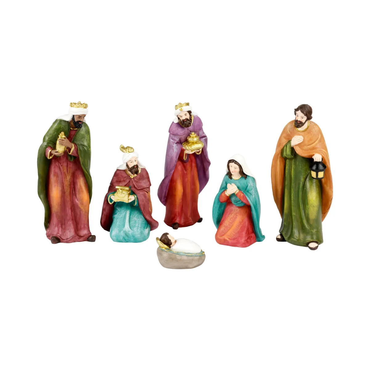 Le 6 statuine (H20 cm) di Léon