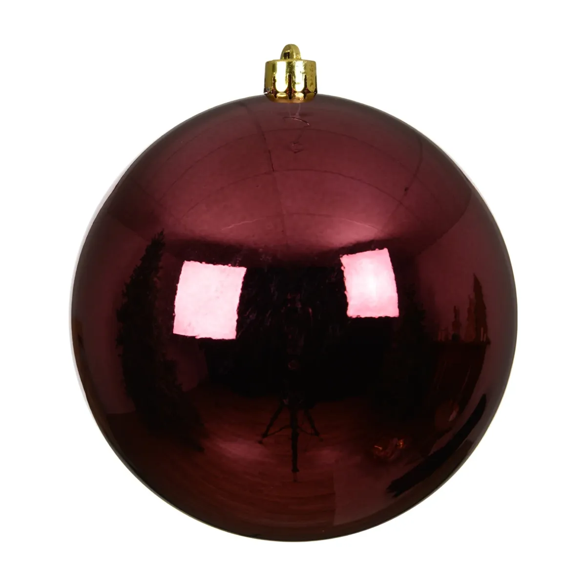 Boule de Noël (D140 mm) Aravis Rose foncé