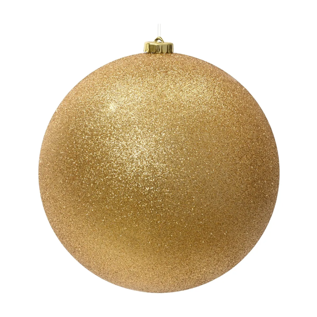 Pallina di natale (D140 mm) Aravis Oro glitterato