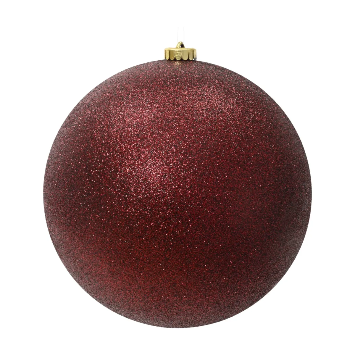 Pallina di natale (D140 mm) Aravis Bordeaux glitterato